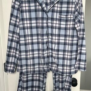 Joe Fresh Blue and White Plaid Pajamas